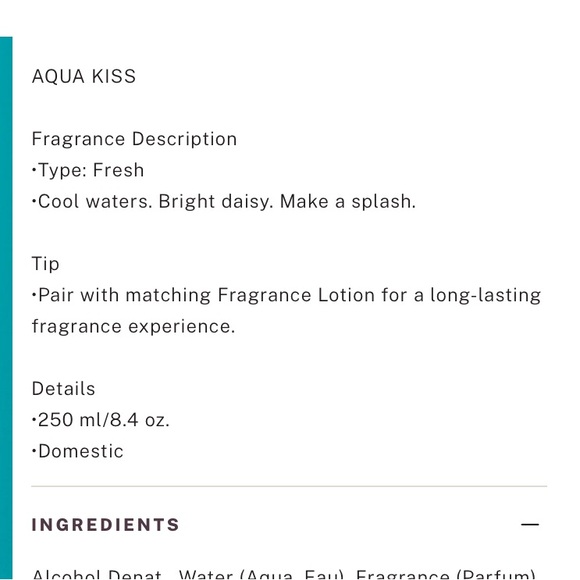 VS Aqua Kiss Body Mist - Picture 3 of 5